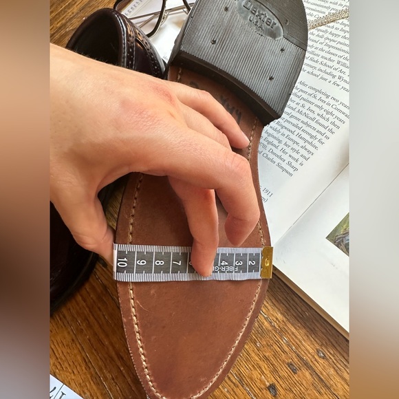 Leather wingtip Oxford shoes / unisex - Picture 5 of 13